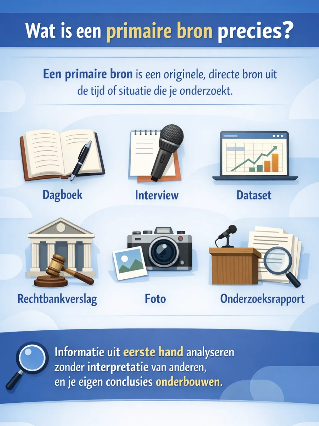 Wat is een primaire bron precies?